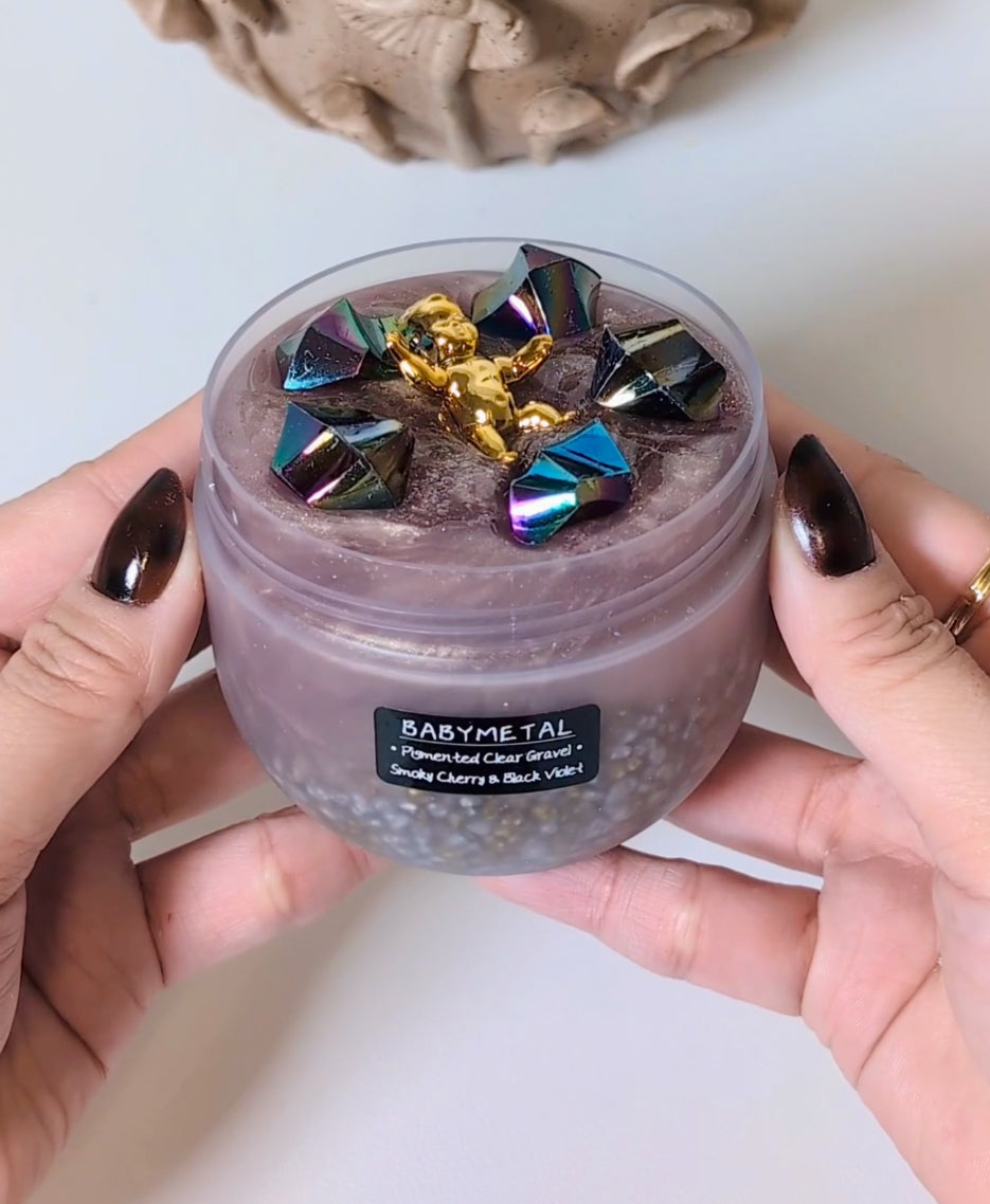 Babymetal Pigmented Clear Gravel Slime (8.4 oz)